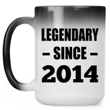 10th Birthday Legendary Since 2014 - 15oz Color Changing Mug