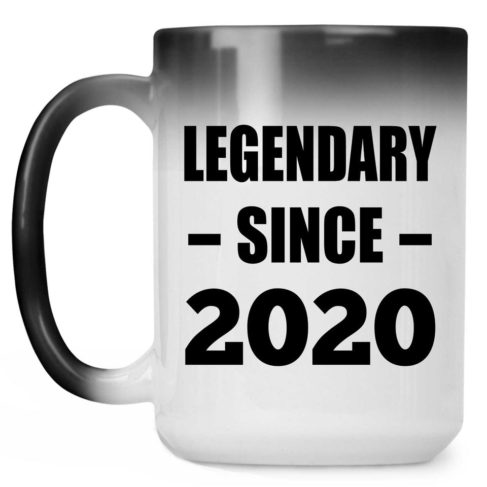 4th Birthday Legendary Since 2020 - 15oz Color Changing Mug