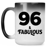 96th Birthday 96 & Fabulous - 15oz Color Changing Mug