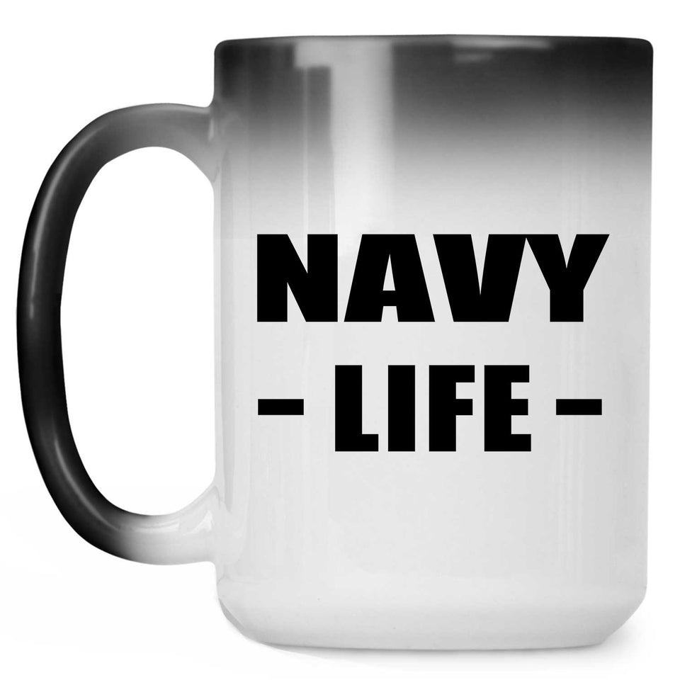 Navy Life - 15oz Color Changing Mug