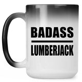Badass Lumberjack - 15oz Color Changing Mug