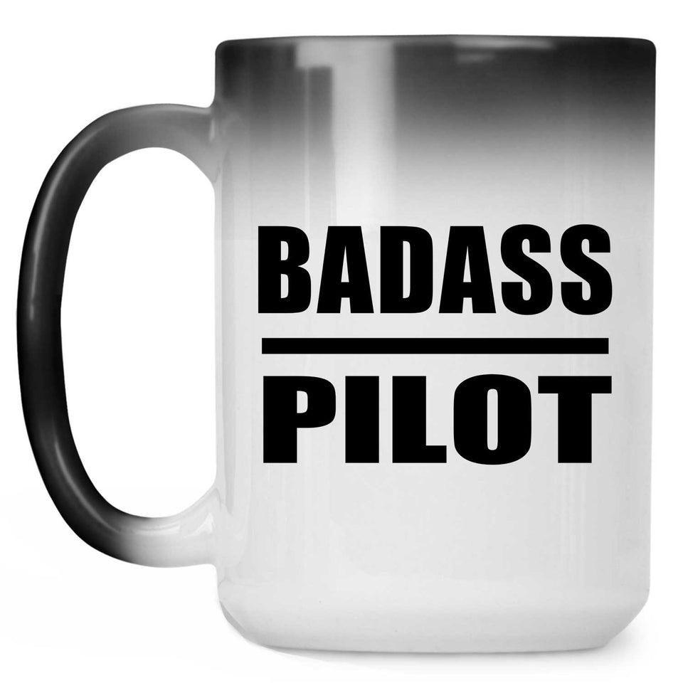 Badass Pilot - 15oz Color Changing Mug