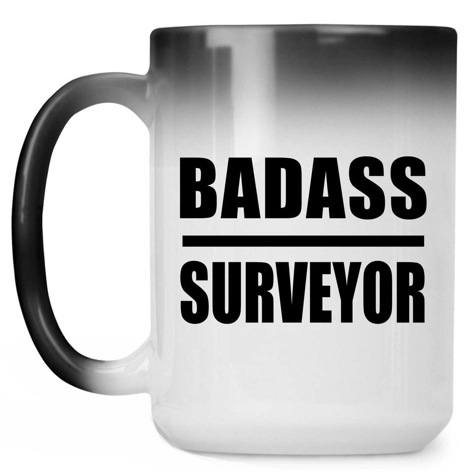 Badass Surveyor - 15oz Color Changing Mug