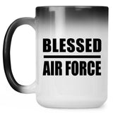 Blessed Air Force - 15oz Color Changing Mug