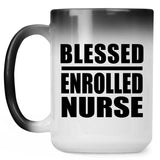 Blessed Enrolled Nurse - 15oz Color Changing Mug