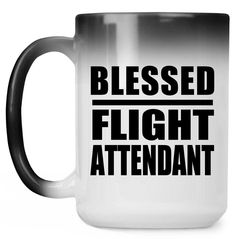 Blessed Flight Attendant - 15oz Color Changing Mug