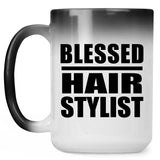 Blessed Hair Stylist - 15oz Color Changing Mug