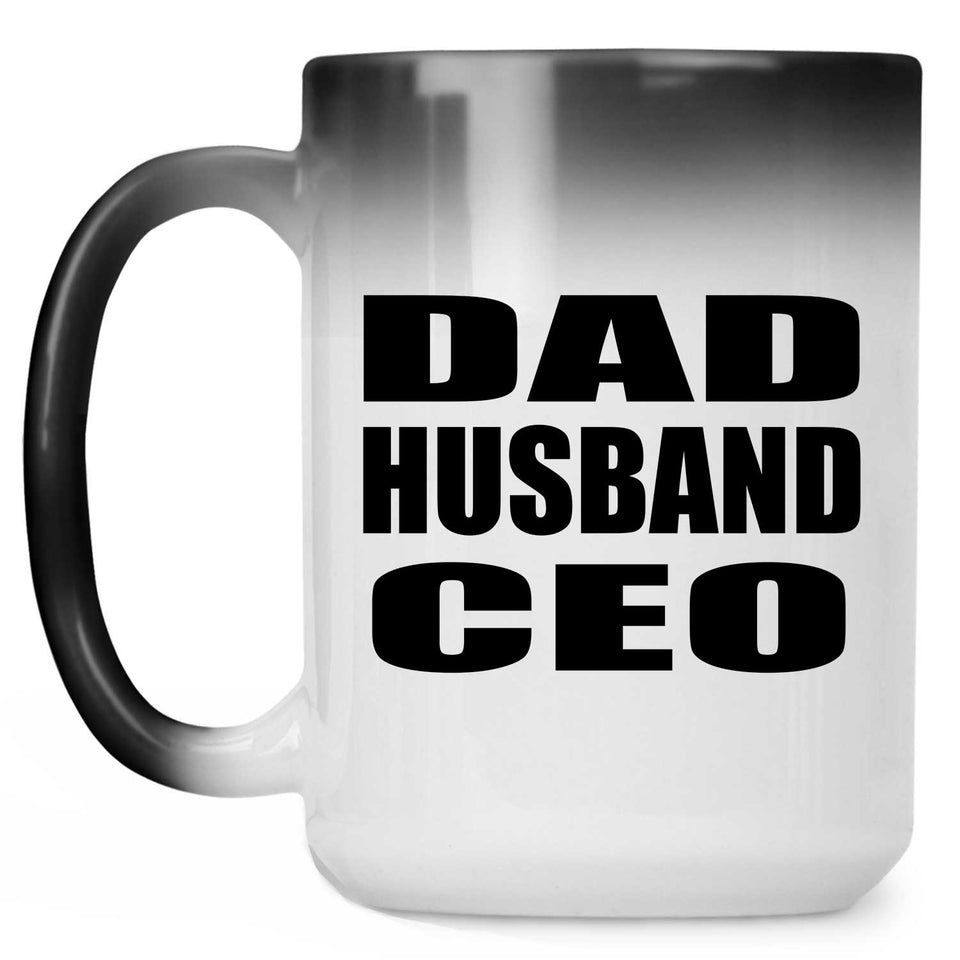Dad Husband CEO - 15oz Color Changing Mug