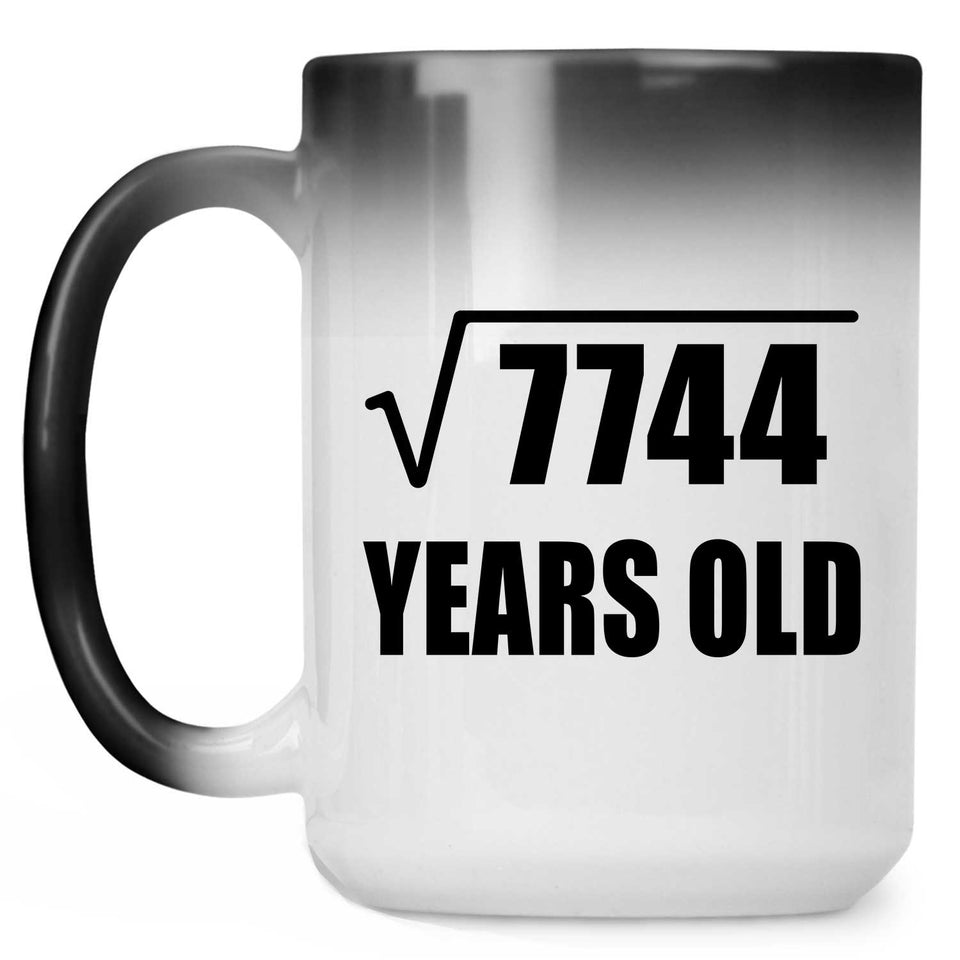 88th Birthday Square Root of 7744 Years Old - 15oz Color Changing Mug