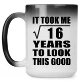 4th Birthday Took Square Root of 16 Years To Look Good - 15oz Color Changing Mug