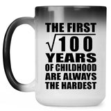 10th Birthday Square Root of 100 Years of Childhood - 15oz Color Changing Mug