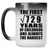 27th Birthday Square Root of 729 Years of Childhood - 15oz Color Changing Mug