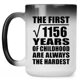 34th Birthday Square Root of 1156 Years of Childhood - 15oz Color Changing Mug
