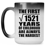 39th Birthday Square Root of 1521 Years of Childhood - 15oz Color Changing Mug