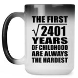 49th Birthday Square Root of 2401 Years of Childhood - 15oz Color Changing Mug