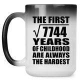 88th Birthday Square Root of 7744 Years of Childhood - 15oz Color Changing Mug
