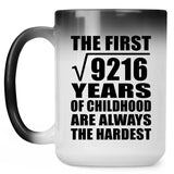 96th Birthday Square Root of 9216 Years of Childhood - 15oz Color Changing Mug