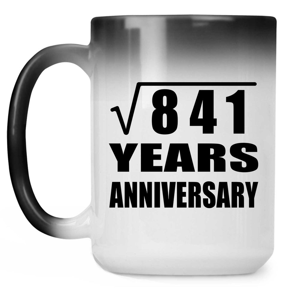 29th Anniversary Square Root of 841 Years Anniversary - 15oz Color Changing Mug