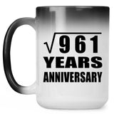 31st Anniversary Square Root of 961 Years Anniversary - 15oz Color Changing Mug