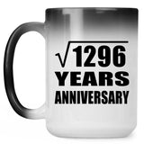 36th Anniversary Square Root of 1296 Years Anniversary - 15oz Color Changing Mug
