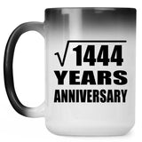 38th Anniversary Square Root of 1444 Years Anniversary - 15oz Color Changing Mug