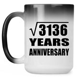 56th Anniversary Square Root of 3136 Years Anniversary - 15oz Color Changing Mug