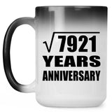 89th Anniversary Square Root of 7921 Years Anniversary - 15oz Color Changing Mug