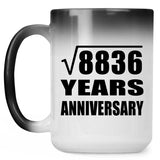 94th Anniversary Square Root of 8836 Years Anniversary - 15oz Color Changing Mug