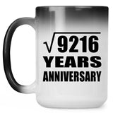 96th Anniversary Square Root of 9216 Years Anniversary - 15oz Color Changing Mug