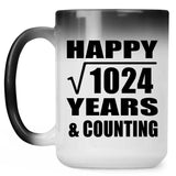 Happy 32nd Anniversary Square Root of 1024 Years & Counting - 15oz Color Changing Mug