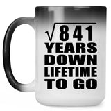 29th Anniversary Square Root of 841 Years Lifetime To Go - 15oz Color Changing Mug