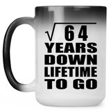 8th Anniversary Square Root of 64 Years Lifetime To Go - 15oz Color Changing Mug