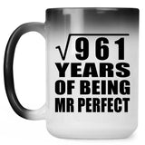31st Anniversary Square Root of 961 Years of Mr Perfect - 15oz Color Changing Mug