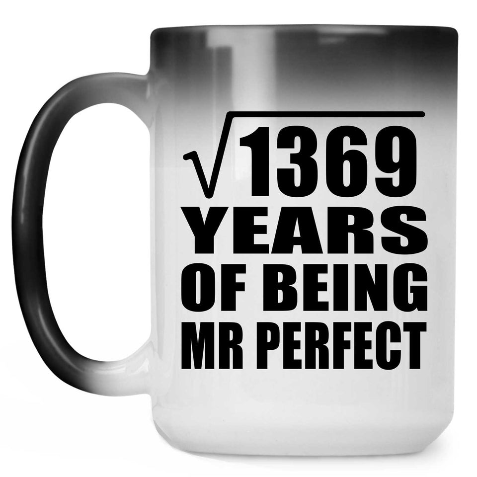 37th Anniversary Square Root of 1369 Years of Mr Perfect - 15oz Color Changing Mug