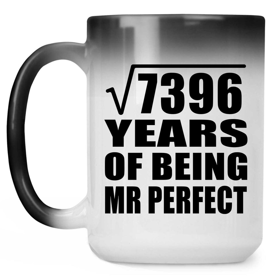86th Anniversary Square Root of 7396 Years of Mr Perfect - 15oz Color Changing Mug