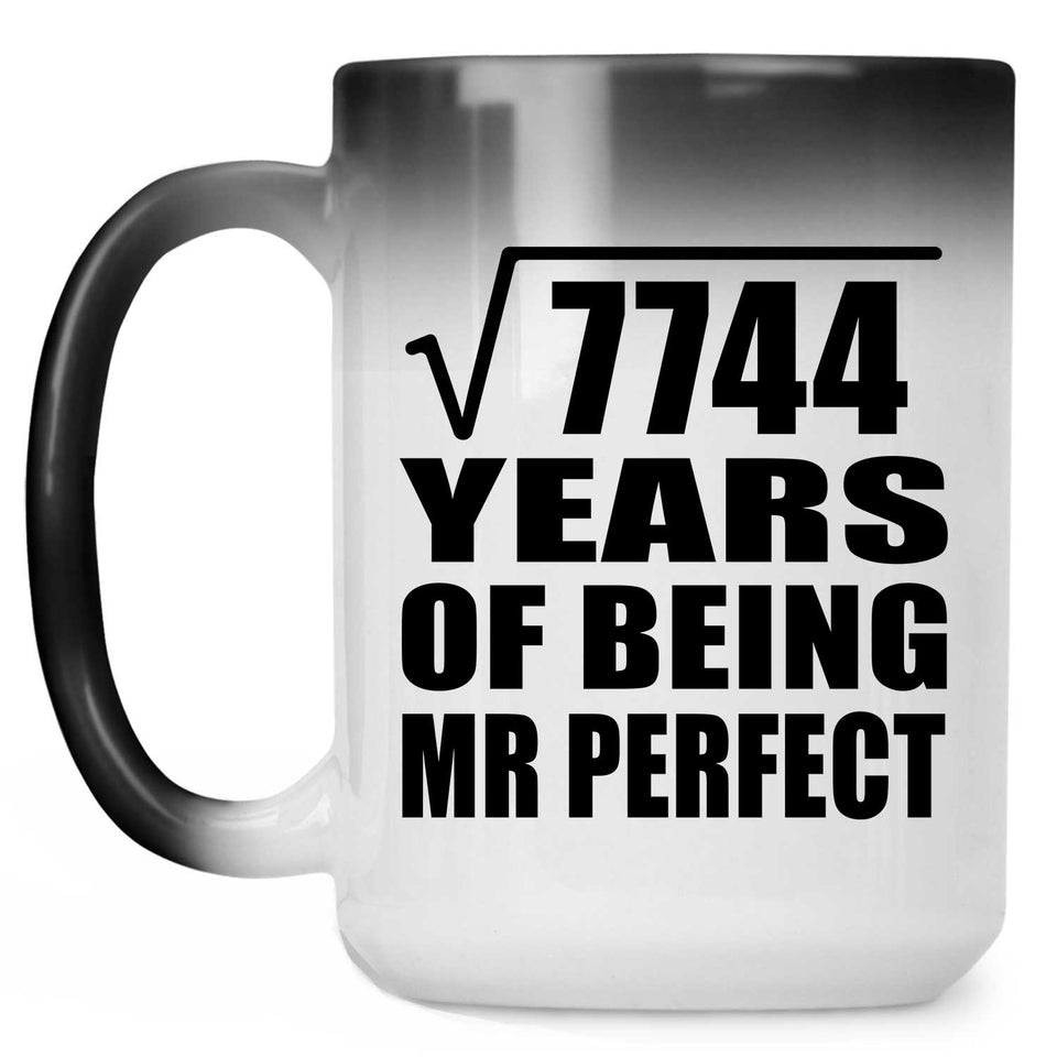 88th Anniversary Square Root of 7744 Years of Mr Perfect - 15oz Color Changing Mug