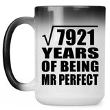 89th Anniversary Square Root of 7921 Years of Mr Perfect - 15oz Color Changing Mug