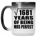 41st Anniversary Square Root of 1681 Years of Mrs Perfect - 15oz Color Changing Mug