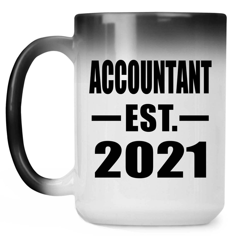 Accountant Established EST. 2021 - 15oz Color Changing Mug