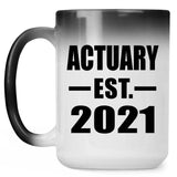 Actuary Established EST. 2021 - 15oz Color Changing Mug
