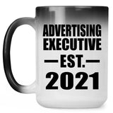 Advertising Executive Established EST. 2021 - 15oz Color Changing Mug