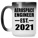 Aerospace Engineer Established EST. 2021 - 15oz Color Changing Mug