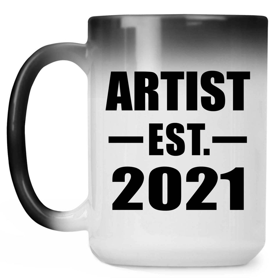 Artist Established EST. 2021 - 15oz Color Changing Mug