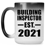 Building Inspector Established EST. 2021 - 15oz Color Changing Mug