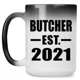 Butcher Established EST. 2021 - 15oz Color Changing Mug