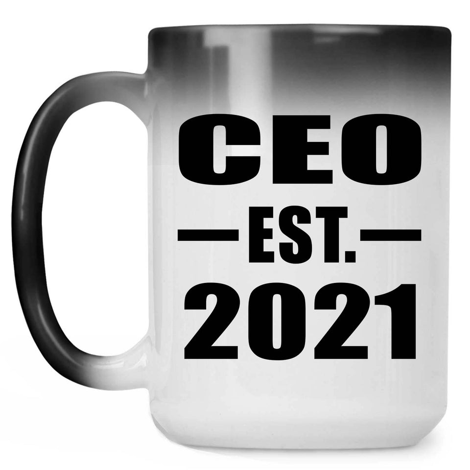 CEO Established EST. 2021 - 15oz Color Changing Mug