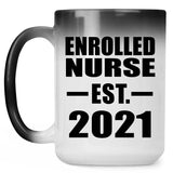 Enrolled Nurse Established EST. 2021 - 15oz Color Changing Mug