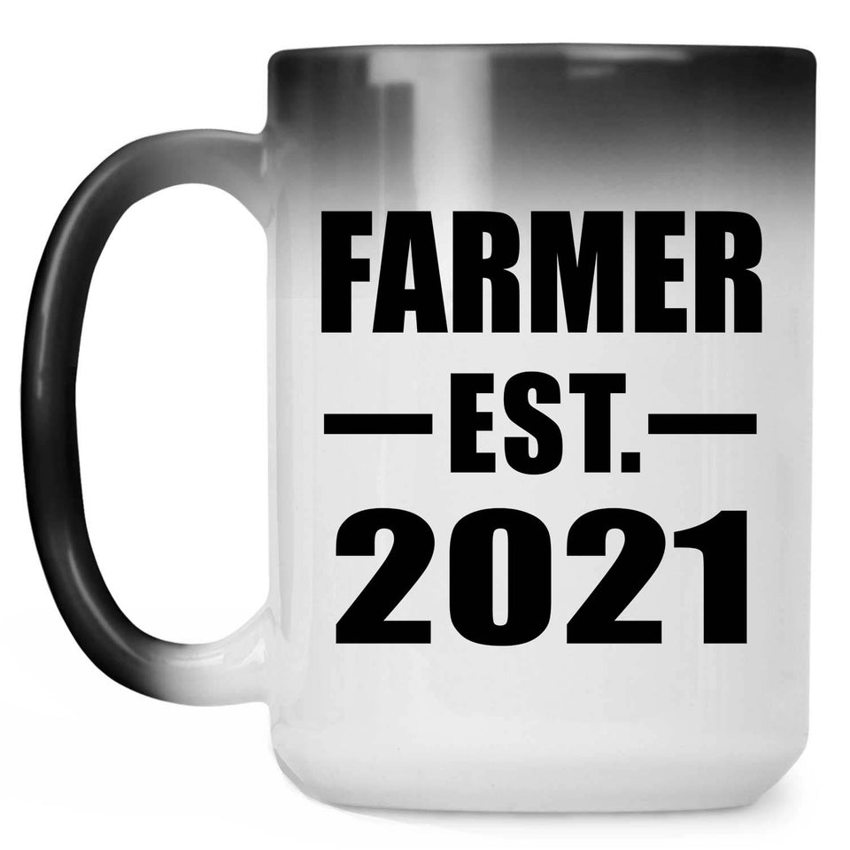 Farmer Established EST. 2021 - 15oz Color Changing Mug