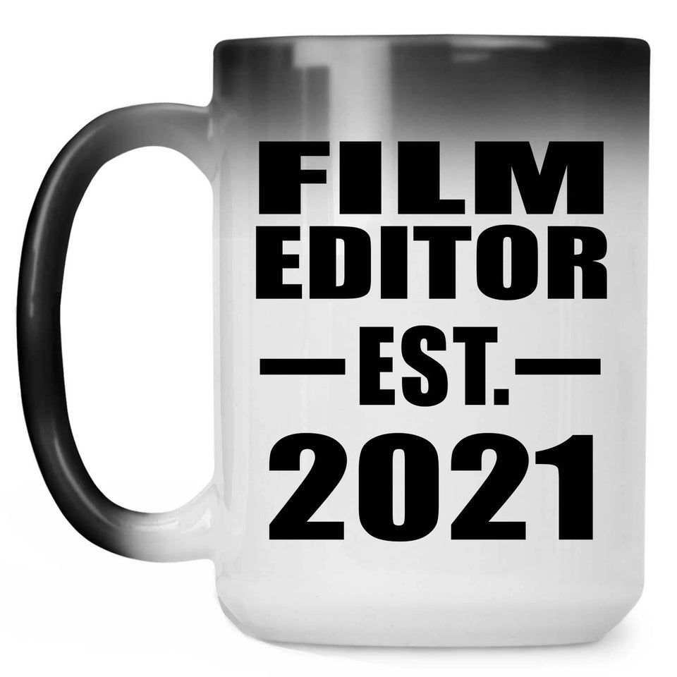 Film Editor Established EST. 2021 - 15oz Color Changing Mug
