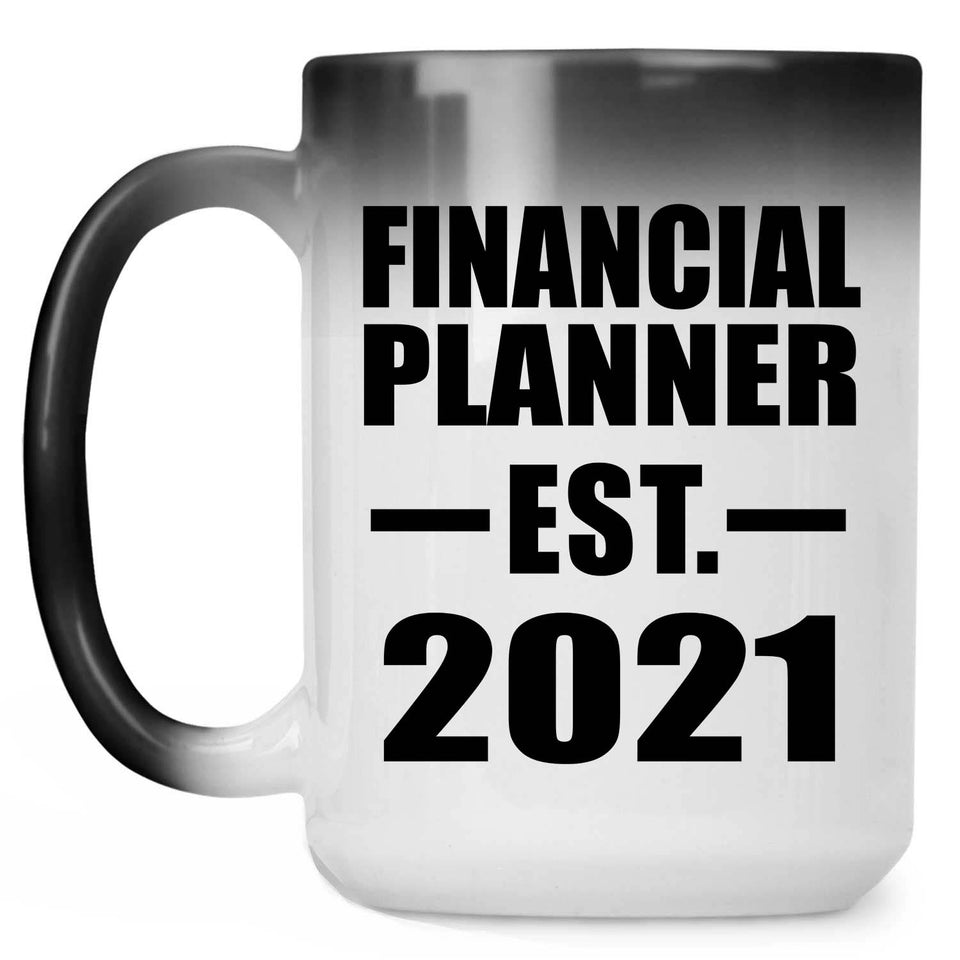 Financial Planner Established EST. 2021 - 15oz Color Changing Mug